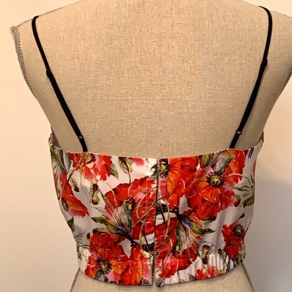 Clover Canyon Frederick Floral Crop Cami Size Medium - Picture 9 of 12